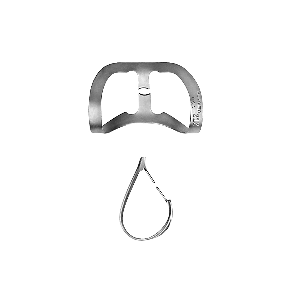 Kofferdam-Klammer #212 anterior