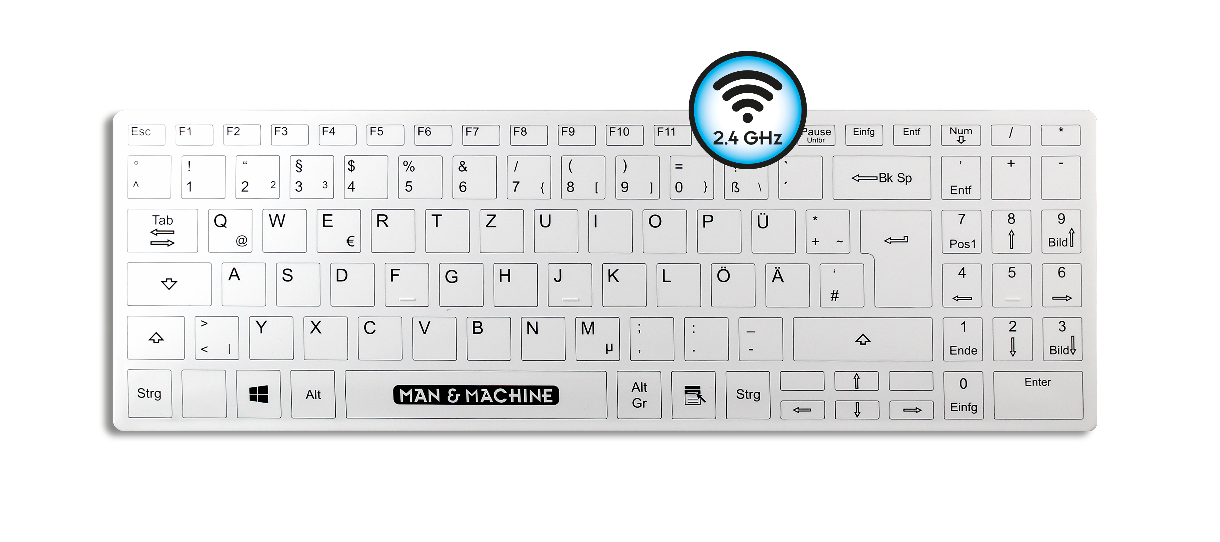 Its Cool Flat Wireless Tastatur