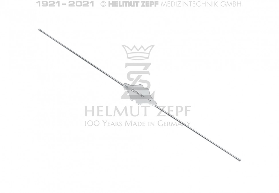 BOWMAN SONDEN, FIG-3/4, 13 CM, GEKNÖPFT NEUSILBER, D 1,3 UND 1,4 MM