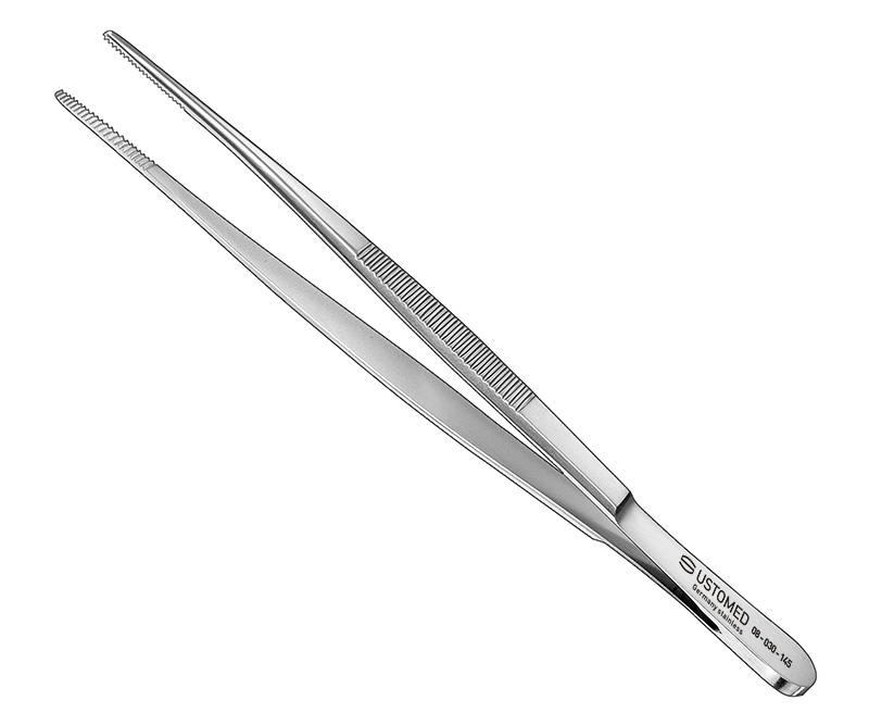 Anat. Pinzette, 14, 5 cm, gerade, schmal