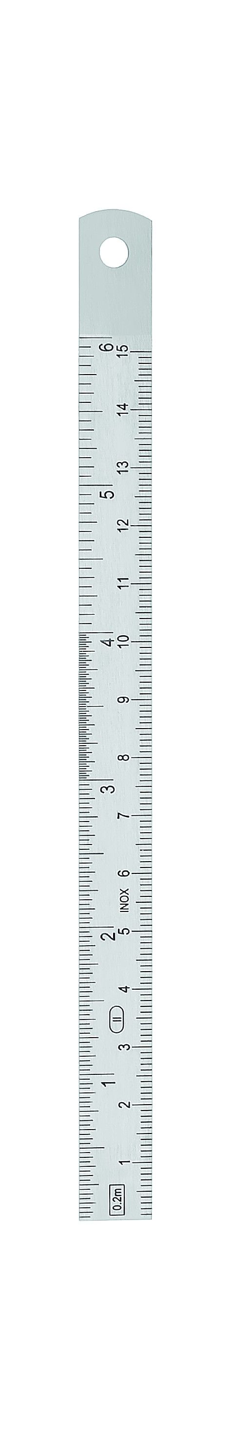 Stahllineal rostfrei 15cm